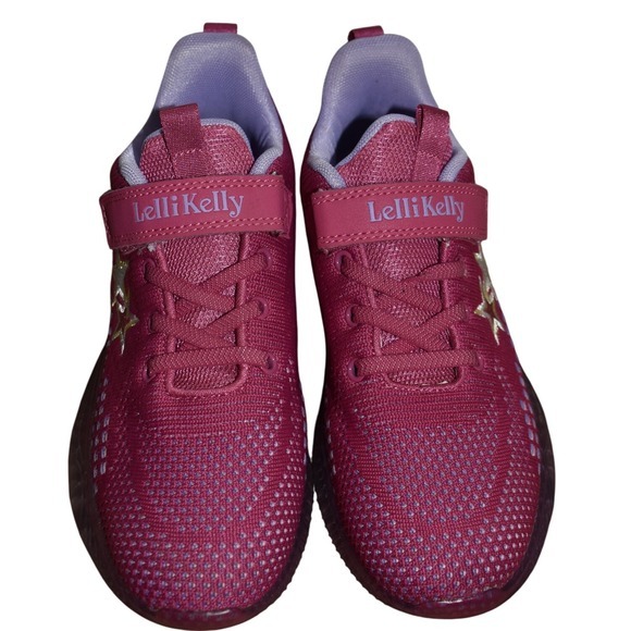 Lelli Kelly Kids Other - Lelli Kelly Sneakers Athletic Shoes‎ Stars Hook and Loop Purple Size 35